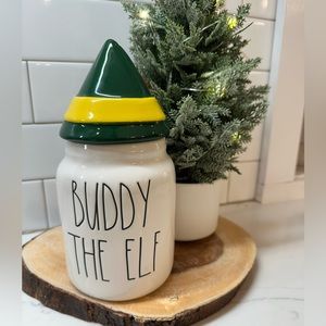 Rae Dunn.  New without tags.  Buddy the Elf cookie jar